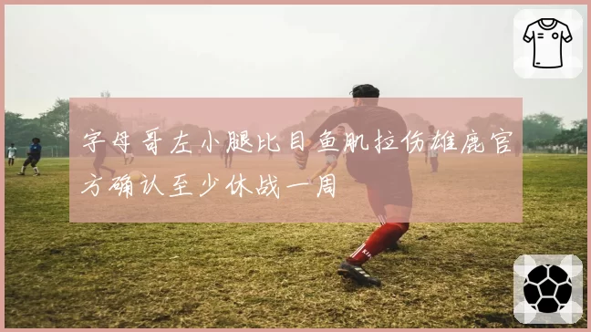 字母哥左小腿比目鱼肌拉伤雄鹿官方确认至少休战一周